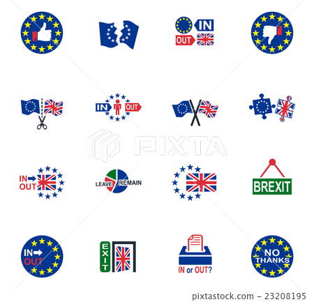 vector symbol of brexit 23208195