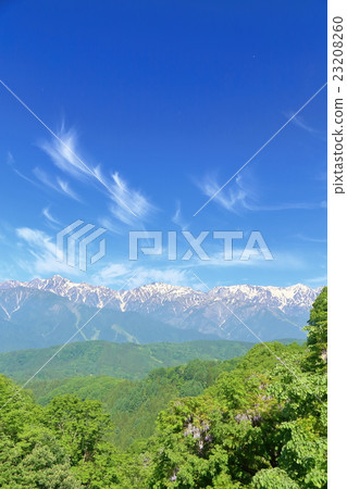 信州長野新綠和北阿爾卑斯山 信州長野新綠和北阿爾卑斯山 23208260
