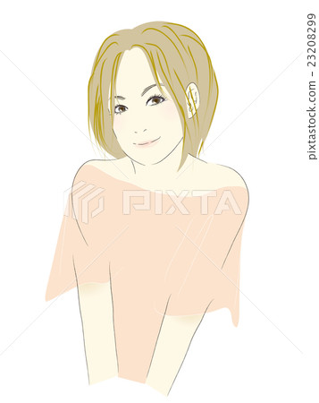 一個女人(棕色頭髮山貓)的插圖 一個女人(棕色頭髮山貓)的插圖 23208299