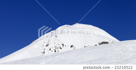 Panoramic view on ski resort at Caucasus Mountains Panoramic view on ski resort at Caucasus Mountains 23210522