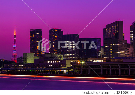 東京鐵塔2016年東京馬拉松舉行紀念點亮 23210800