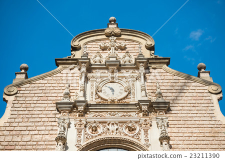 Clock on the Montserrat monastery 23211390