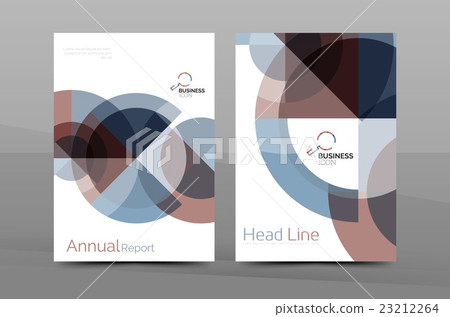 Clean geometric design annual report cover Clean geometric design annual report cover 23212264
