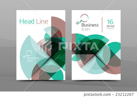 Clean geometric design annual report cover Clean geometric design annual report cover 23212267