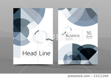 Clean geometric design annual report cover Clean geometric design annual report cover 23212268