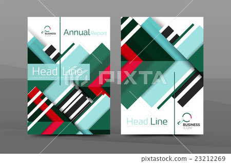 Clean geometric design annual report cover Clean geometric design annual report cover 23212269