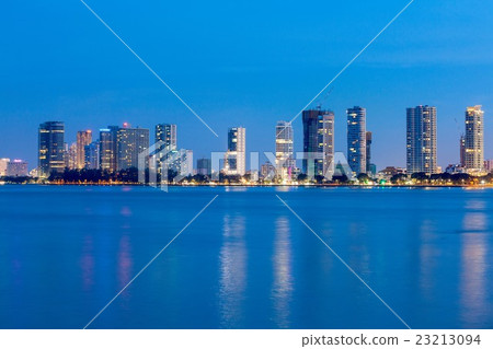 skyscraper by the shore of Gurney drive, Penang 23213094