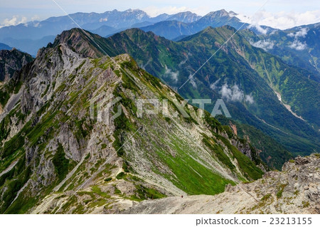 The Tateyama mountain range seen from Pinchonogi 23213155