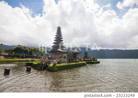 Ulundanu Temple and Lake Beratan, Bali, Indonesia 23213249