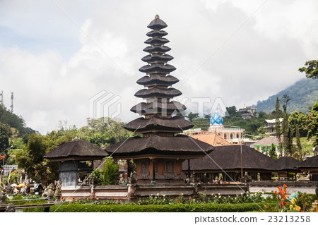 Ulundanu Temple and Lake Beratan, Bali, Indonesia 23213258
