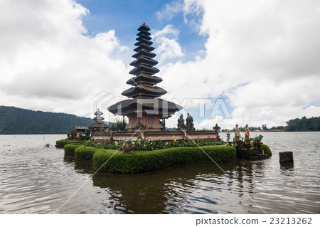 Ulundanu Temple and Lake Beratan, Bali, Indonesia 23213262