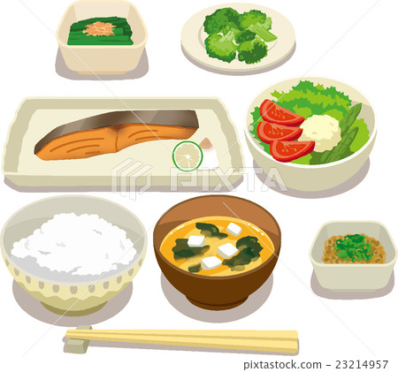 Fish set meal - Stock Illustration [23214957] - PIXTA