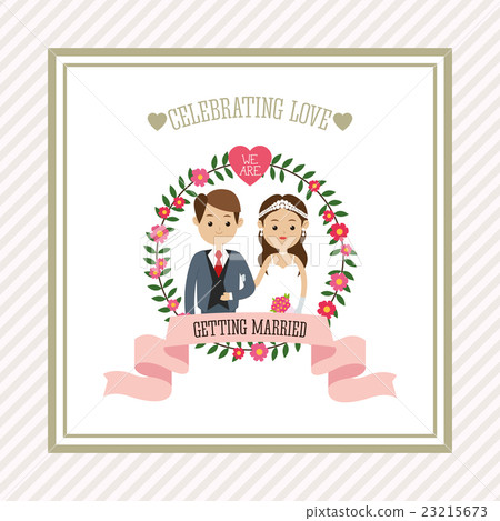 Married design. Wedding icon. Colorful 23215673