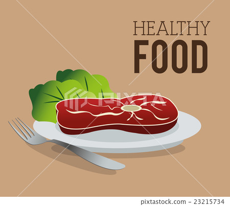 Healthy food design. Organic icon. Colorfull 23215734