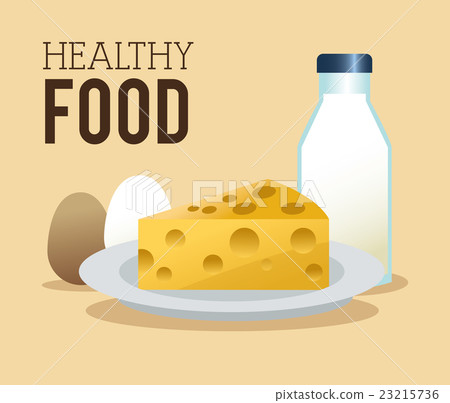 Healthy food design. Organic icon. Colorfull 23215736