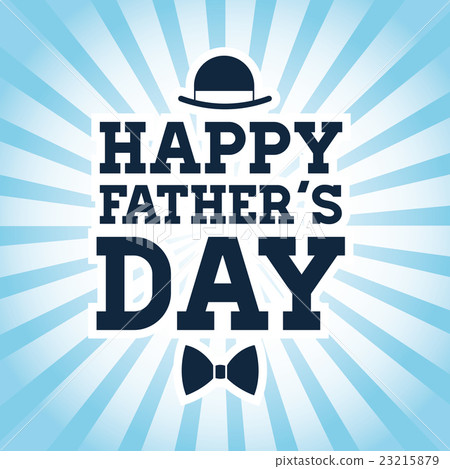 Happy Fathers day design. vintage icon. Colorful 23215879