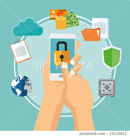 Internet security design. System icon. Colorful 23216612