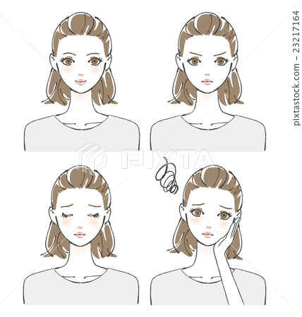 Facial expression set B Facial expression set B 23217164