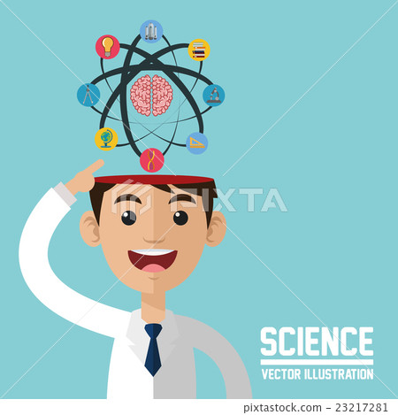 Science design. Colorfull illustration. Cartoon 23217281