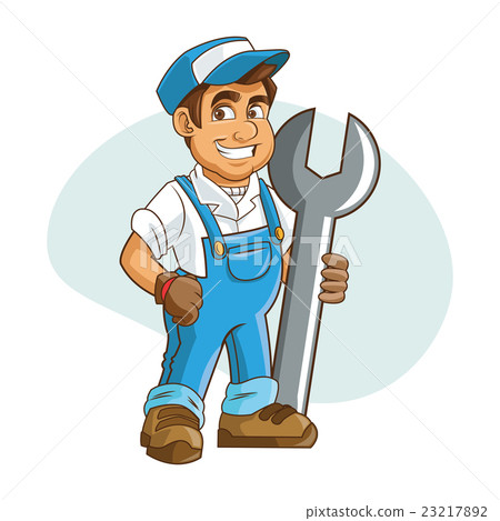 Plumbing service. Plumber cartoon design. vector - Stock Illustration ...