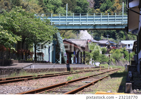 在鐵路線的Mizunuma駐地Watasage谷風景 在鐵路線的Mizunuma駐地Watasage谷風景 23218770