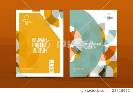 Geometric mosaic design, a4 size business 23218951