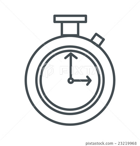 chronometer line icon chronometer line icon 23219968