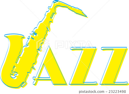 薩克斯_jazz_剪影 23223498