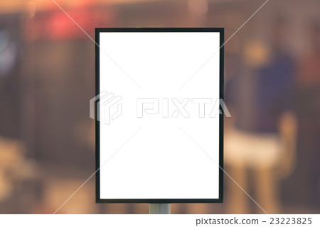 Blank sign content in modern shopping mall. Blank sign content in modern shopping mall. 23223825
