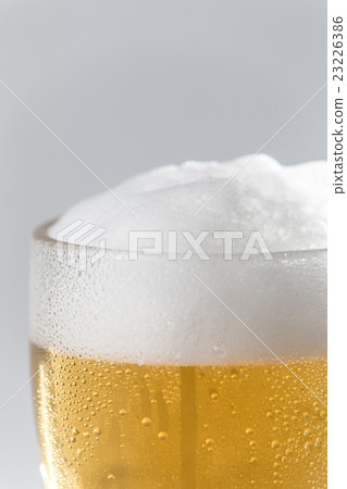 Beer poured into mugs · white back Beer poured into mugs · white back 23226386
