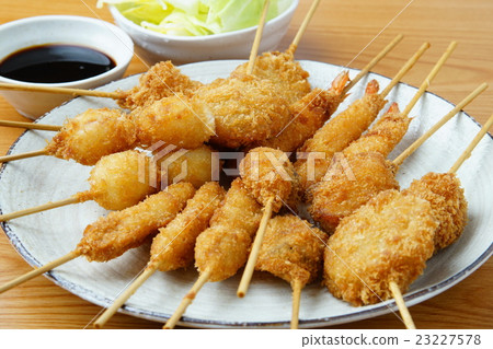 Deep-fried skewers 23227578