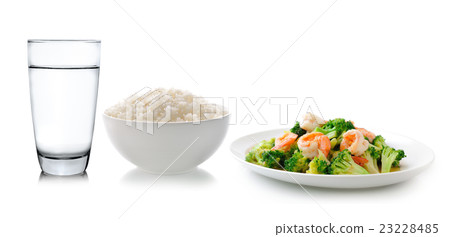 rice in a white bowl delicious food Thailand style rice in a white bowl delicious food Thailand style 23228485