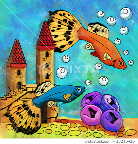 Colorful Aquarium Fishes Colorful Aquarium Fishes 23230420