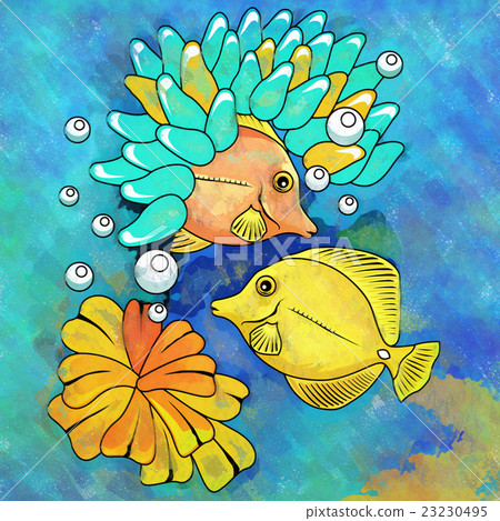 Colorful Aquarium Fishes Colorful Aquarium Fishes 23230495