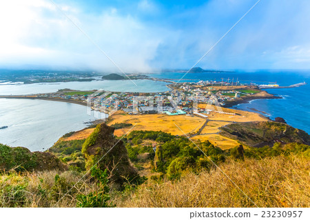 Seongsan Ilchulbong in Jeju Island, South Korea 23230957