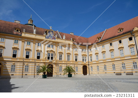 Merk monastery courtyard Merk monastery courtyard 23231311