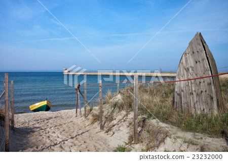 Hel Beach and Pier at Baltic Sea in Poland 23232000