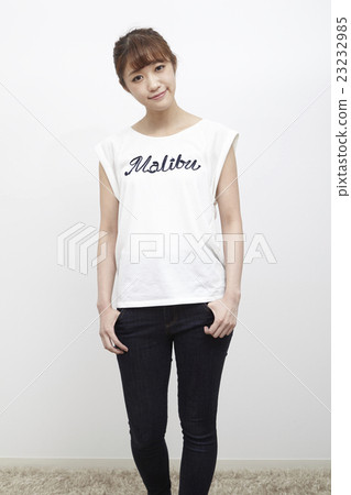 Young lady denim / jeans appearance 23232985