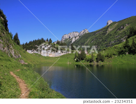 Lake Fahlensee, Appenzell Canton Lake Fahlensee, Appenzell Canton 23234351