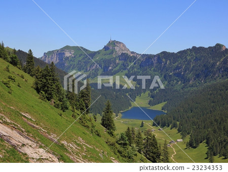 Travel destination Mt Hoher Kasten and Samtisersee Travel destination Mt Hoher Kasten and Samtisersee 23234353