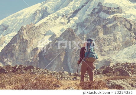 Hike in Himalayas 23234385