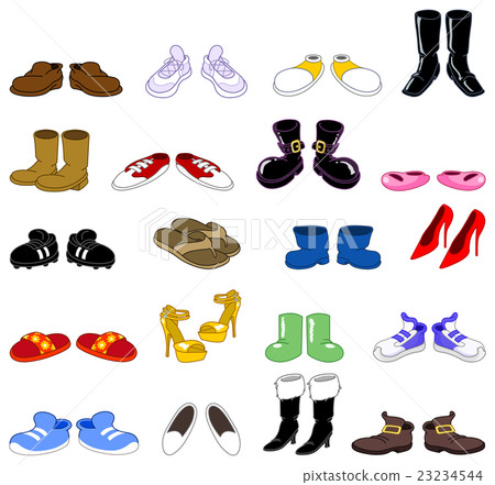Cartoon shoes set 23234544