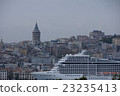 Luxurious passenger boat and the streets of Istanbul 23235413