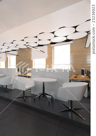 Empty modern office interior work place 23236923