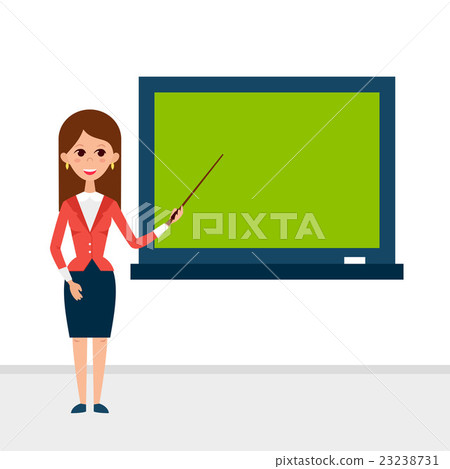 Business Lecture with Pointer Presentation Board Business Lecture with Pointer Presentation Board 23238731