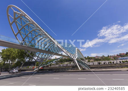 The Bridge of Peace in Tbilisi, Georgia The Bridge of Peace in Tbilisi, Georgia 23240585