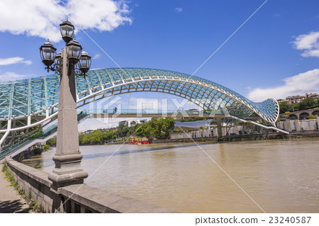 The Bridge of Peace in Tbilisi, Georgia The Bridge of Peace in Tbilisi, Georgia 23240587