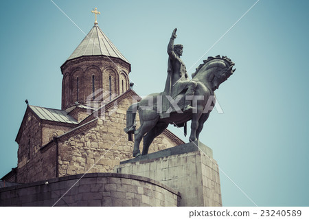 Gorgasali Monument. Metekhi Cathedral. Tbilisi Gorgasali Monument. Metekhi Cathedral. Tbilisi 23240589