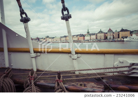 Scenic panorama of the Old Town in Stockholm 23241006