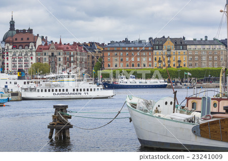 Scenic panorama of the Old Town in Stockholm Scenic panorama of the Old Town in Stockholm 23241009